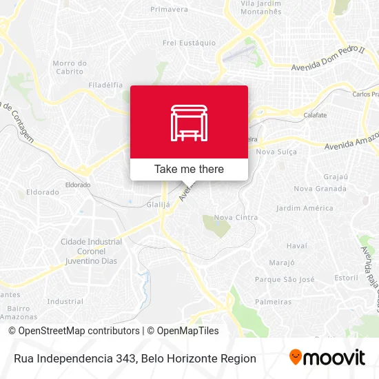 Rua Independencia 343 map