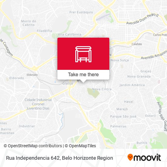 Rua Independencia 642 map