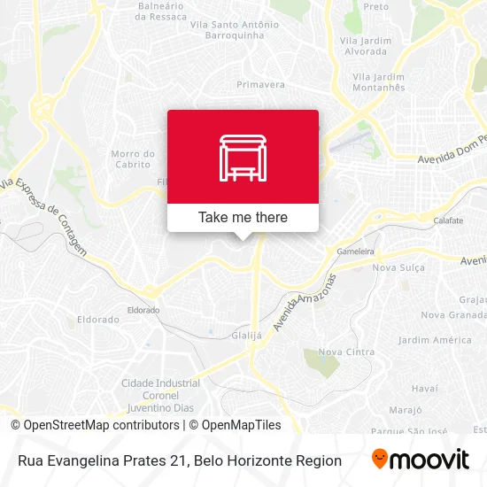 Rua Evangelina Prates 21 map