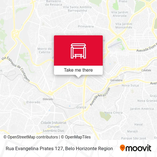 Rua Evangelina Prates 127 map