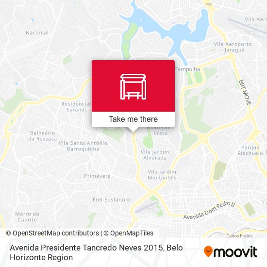 Avenida Presidente Tancredo Neves 2015 map