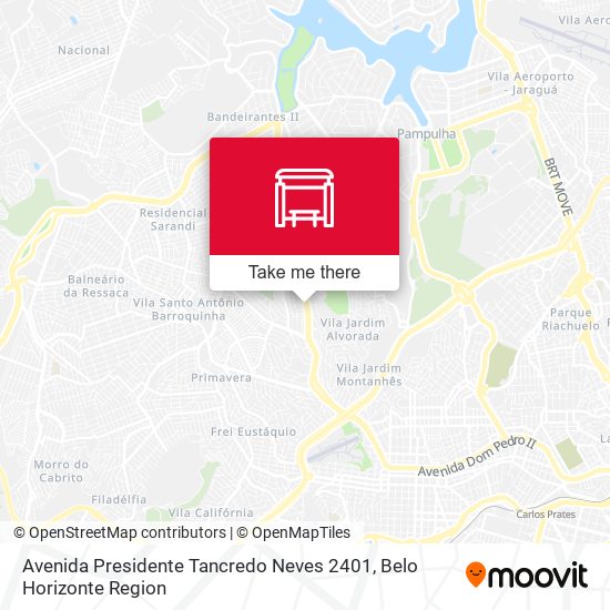 Avenida Presidente Tancredo Neves 2401 map