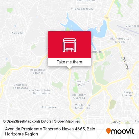 Mapa Avenida Presidente Tancredo Neves 4665