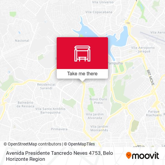Avenida Presidente Tancredo Neves 4753 map