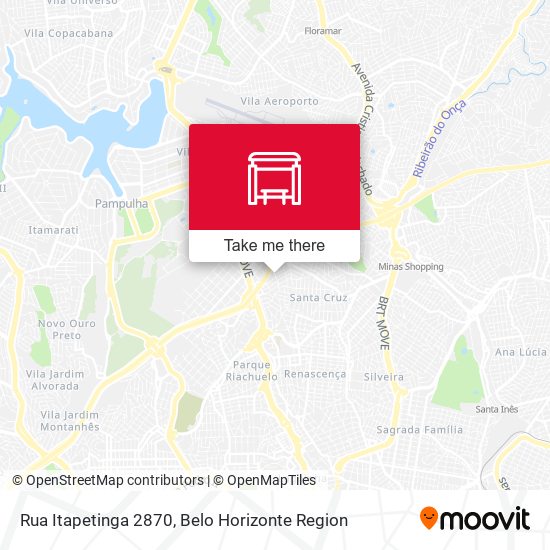 Rua Itapetinga 2870 map