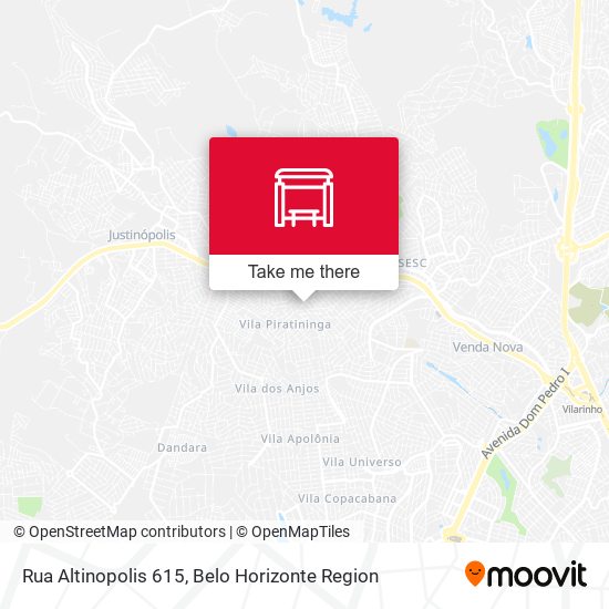 Rua Altinopolis 615 map