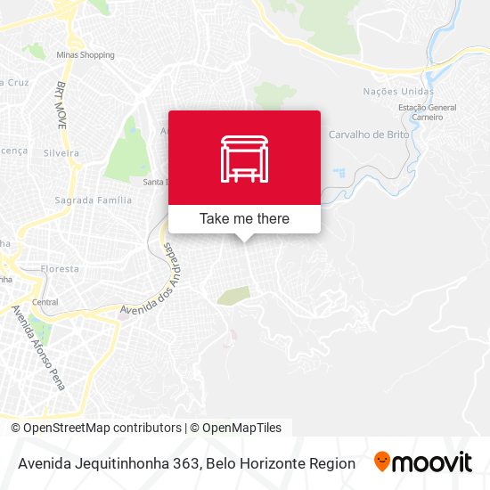 Avenida Jequitinhonha 363 map