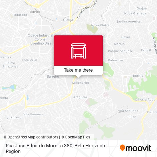Rua Jose Eduardo Moreira 380 map