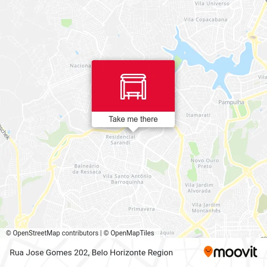 Rua Jose Gomes 202 map