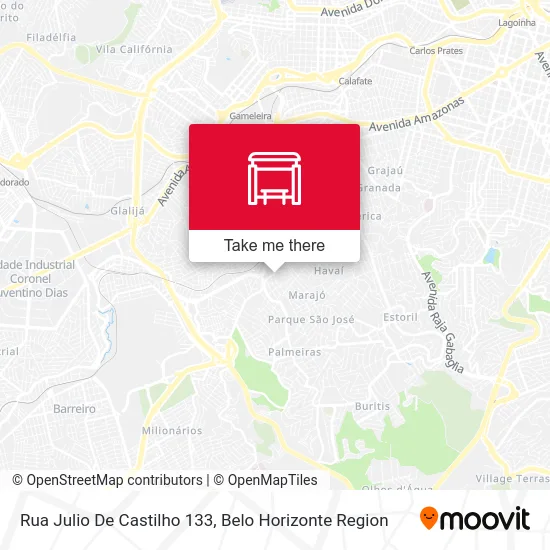 Rua Julio De Castilho 133 map