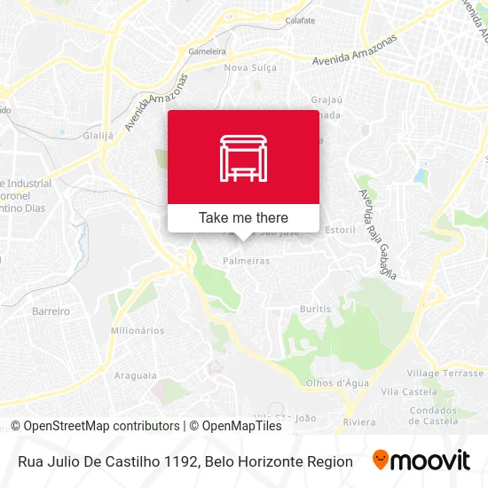 Rua Julio De Castilho 1192 map