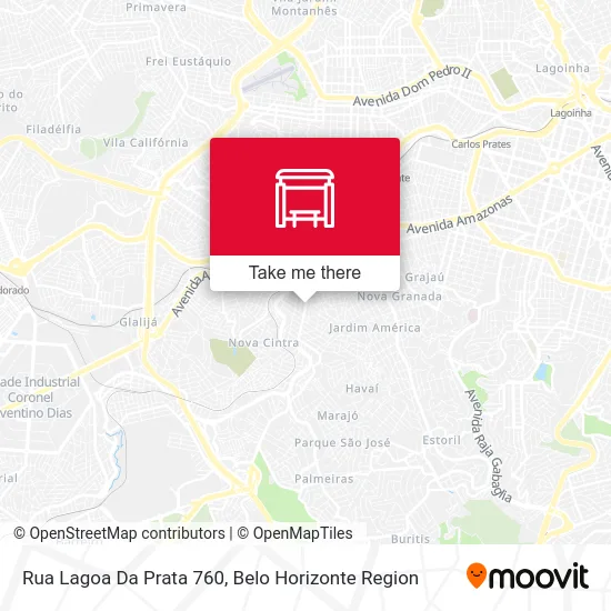 Rua Lagoa Da Prata 760 map
