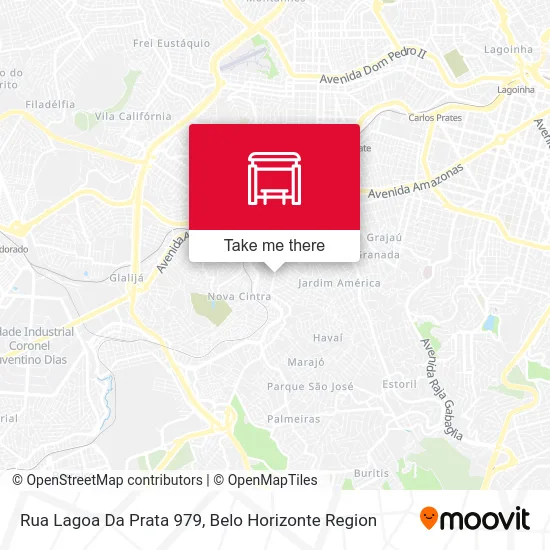 Rua Lagoa Da Prata 979 map