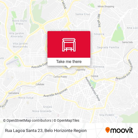 Rua Lagoa Santa 23 map