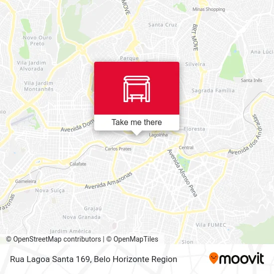 Rua Lagoa Santa 169 map