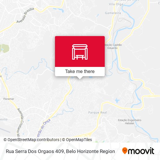 Rua Serra Dos Orgaos 409 map