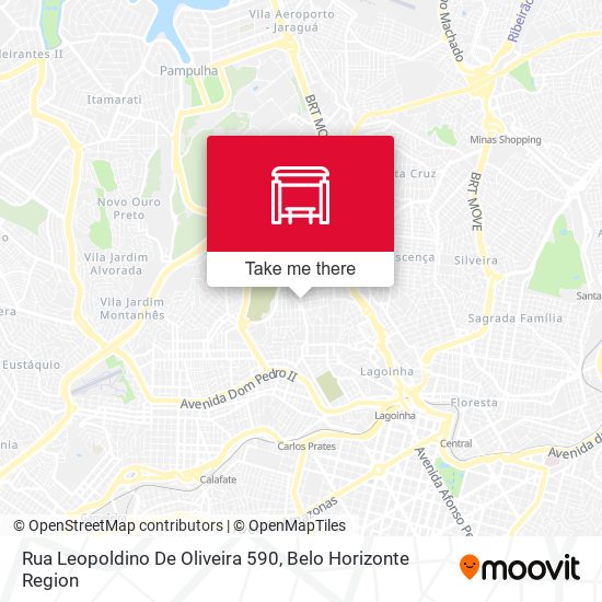 Rua Leopoldino De Oliveira 590 map