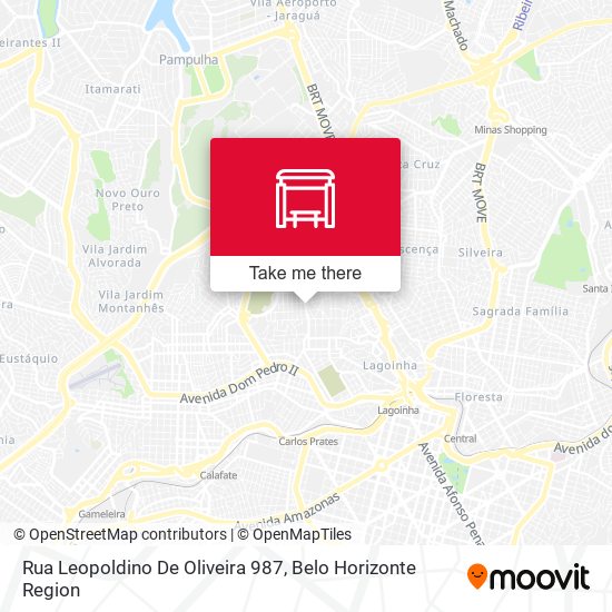 Rua Leopoldino De Oliveira 987 map