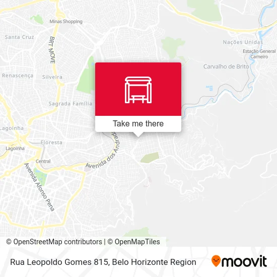 Rua Leopoldo Gomes 815 map