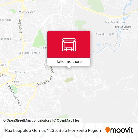 Mapa Rua Leopoldo Gomes 1236