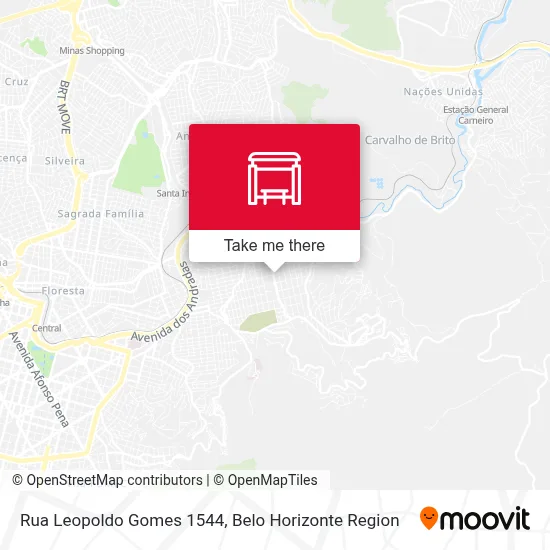 Rua Leopoldo Gomes 1544 map
