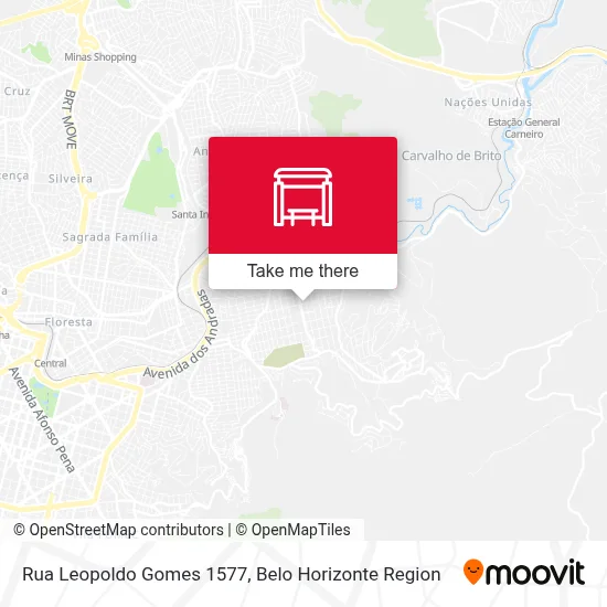 Rua Leopoldo Gomes 1577 map
