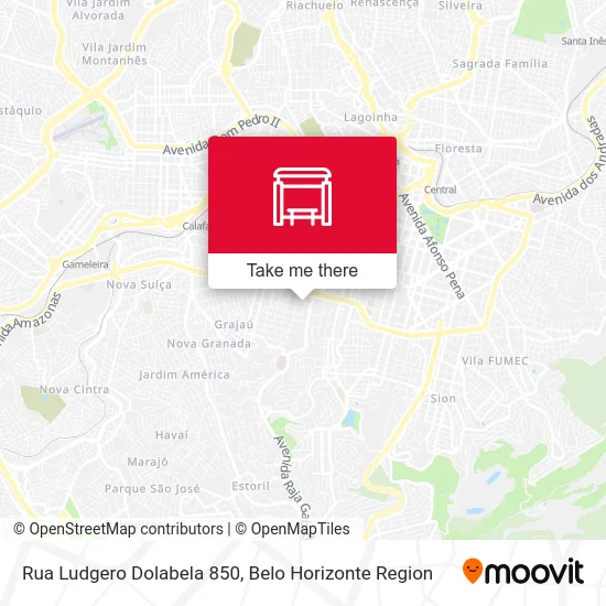 Rua Ludgero Dolabela 850 map