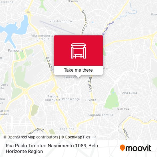 Mapa Rua Paulo Timoteo Nascimento 1089