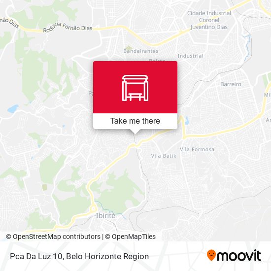 Pca Da Luz 10 map