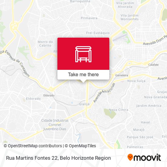 Rua Martins Fontes 22 map