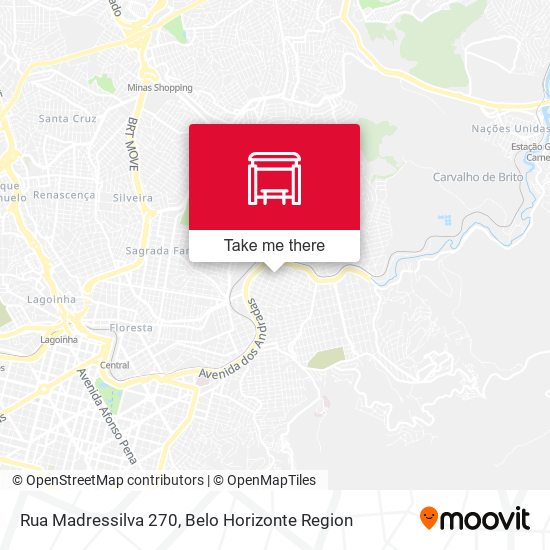Rua Madressilva 270 map