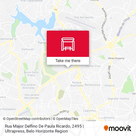 Rua Major Delfino De Paula Ricardo, 2495 | Ultrapress map