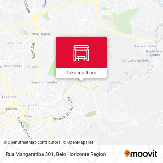 Mapa Rua Mangaratiba 301