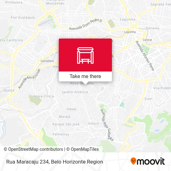 Rua Maracaju 234 map