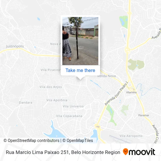 Rua Marcio Lima Paixao 251 map