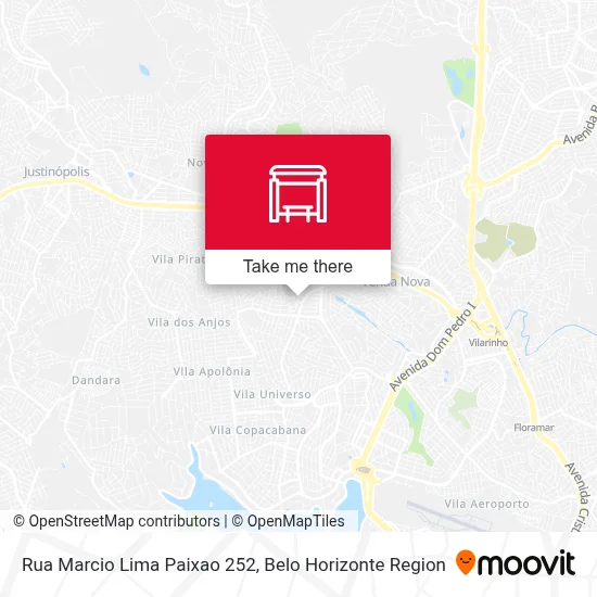 Rua Marcio Lima Paixao 252 map