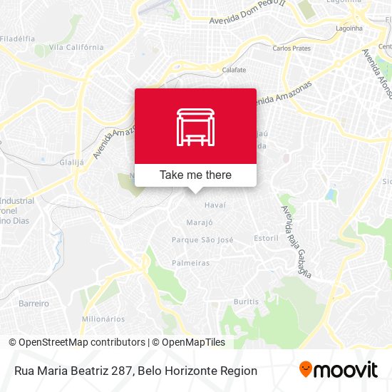 Rua Maria Beatriz 287 map