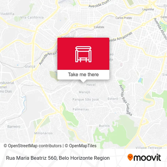 Rua Maria Beatriz 560 map