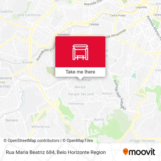 Rua Maria Beatriz 684 map