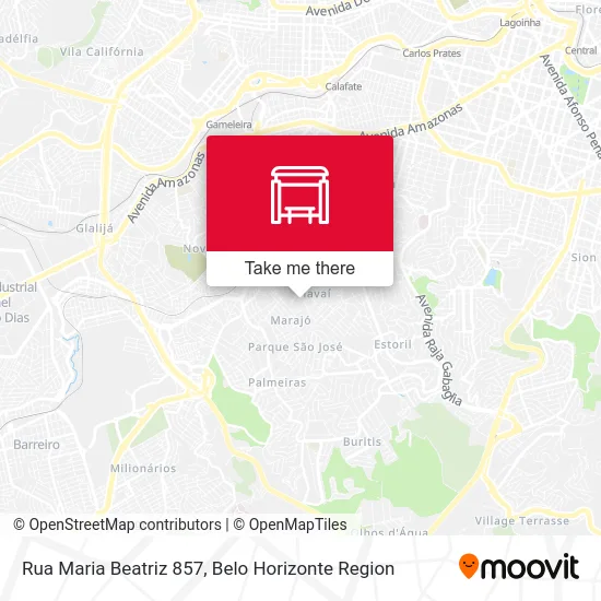 Rua Maria Beatriz 857 map
