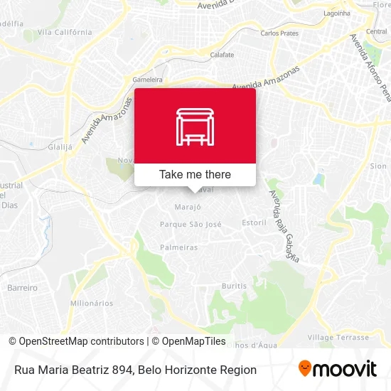 Rua Maria Beatriz 894 map
