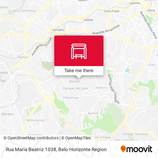 Rua Maria Beatriz 1038 map