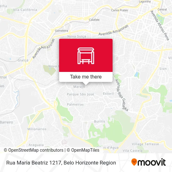 Rua Maria Beatriz 1217 map