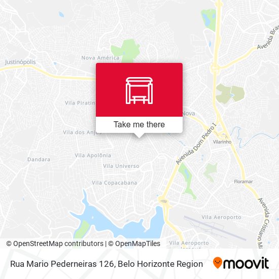 Rua Mario Pederneiras 126 map