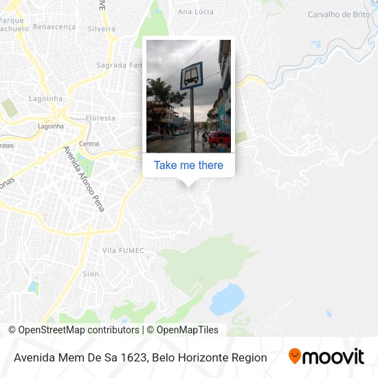 Avenida Mem De Sa 1623 map