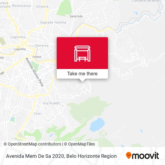 Avenida Mem De Sa 2020 map