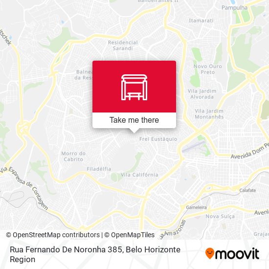 Rua Fernando De Noronha 385 map