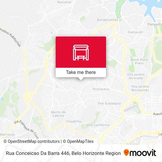 Rua Conceicao Da Barra 446 map