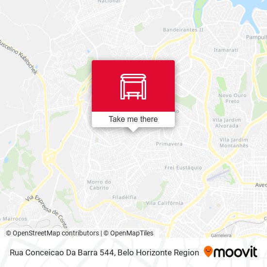 Rua Conceicao Da Barra 544 map