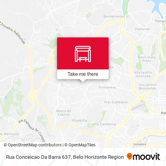 Rua Conceicao Da Barra 637 map